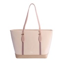 Shopper Rosa de Don Algodon Flora